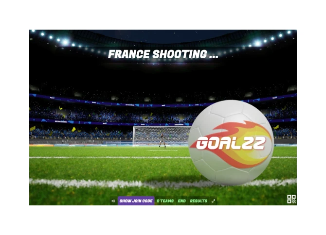 Goalzz classroom football quiz game